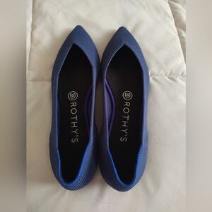 Rothy's the Point Cobalt EUC size 7.5